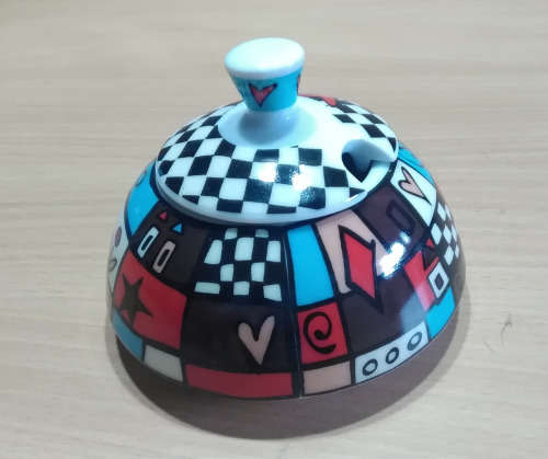 Ritzenhoff marie peppercorn sugar bowl