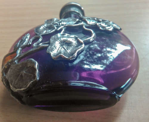 Filigree perfume bottle