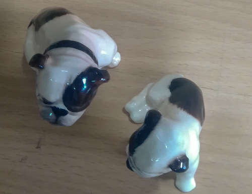 Royal doulton bulldog and pup k1 and k 2