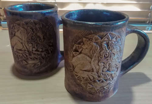 Quantock pottery mugs