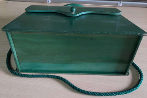 Wooden handbag