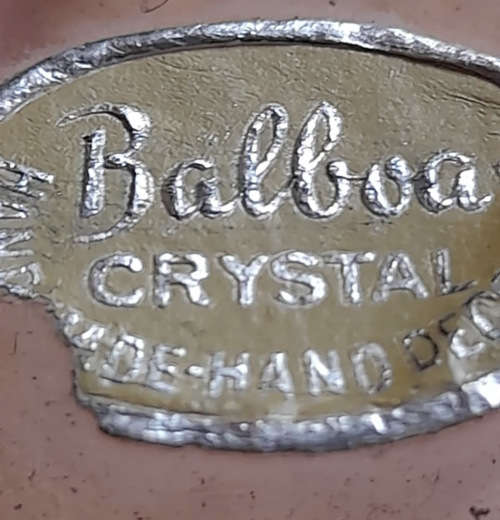 Balboa crystal decanter