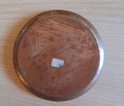 Cloisonne copper coaster