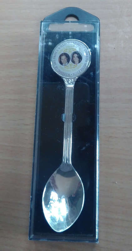 Prince William marriage commemoration spoon