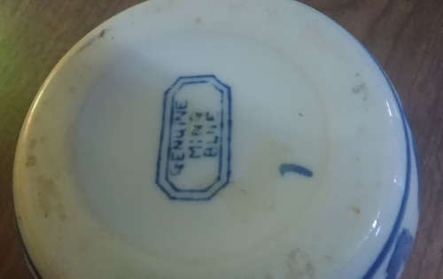 Ming blue reproduction jar