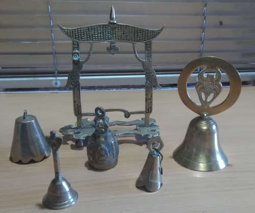 Small brass bells