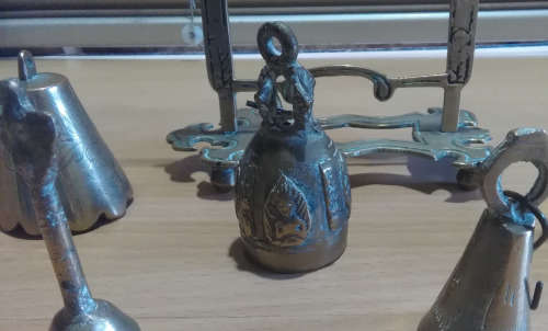 Small brass bells