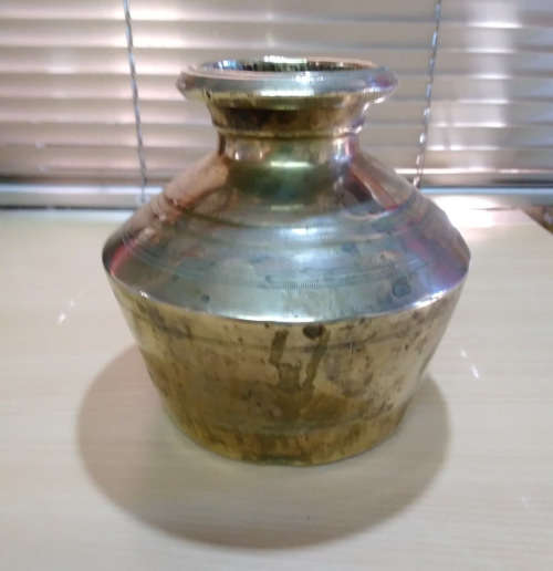 Hand hammered brass