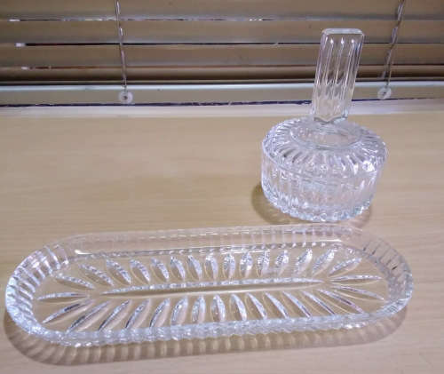 Art deco crystal set