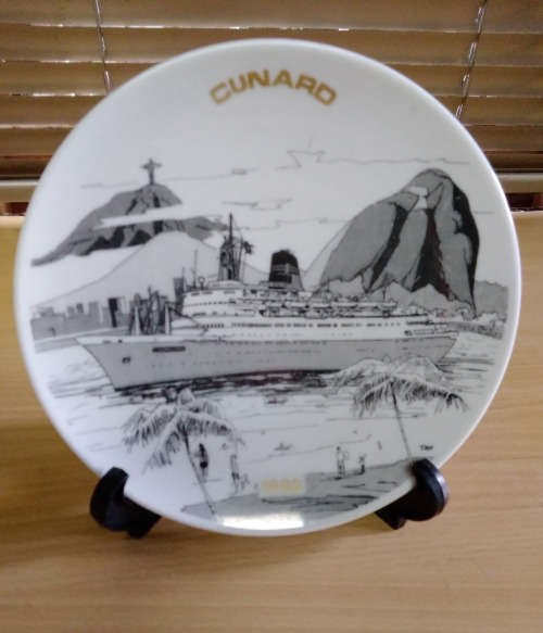 Norway jagafjord plate. Signed