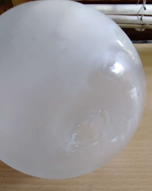 Hand blown glass vase