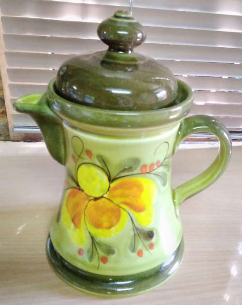Schramberg hand painted teapot