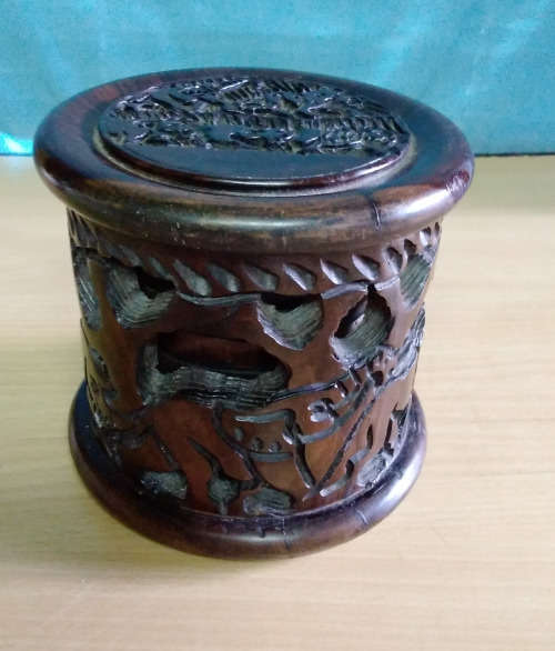 Hand carved africa wood coasters