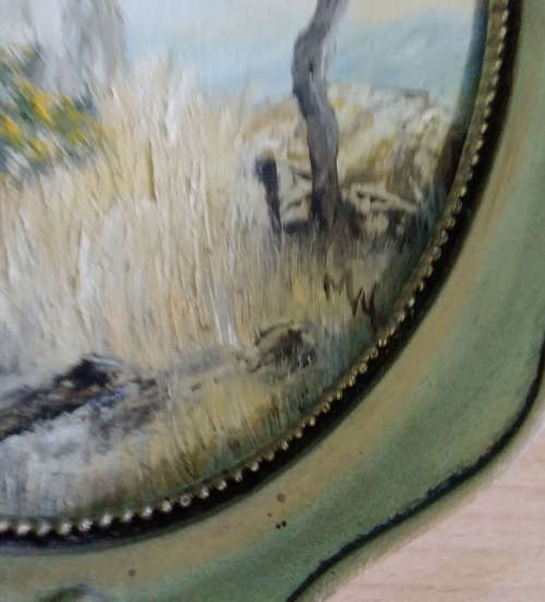 Small realism painting