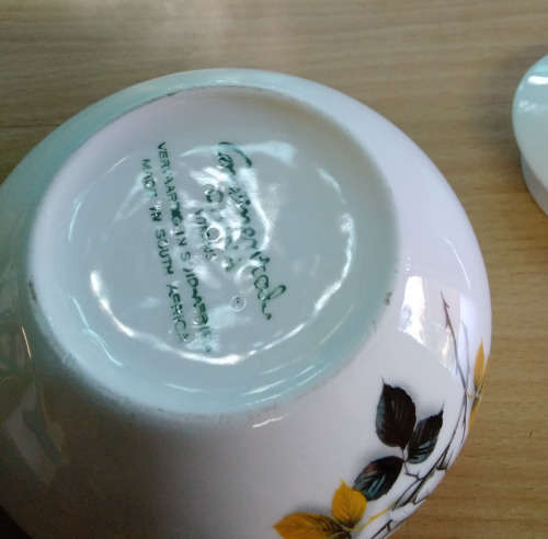 Continental china bowl