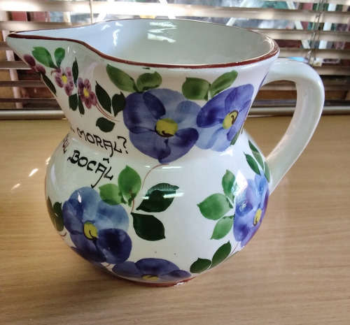 French style pottery jug