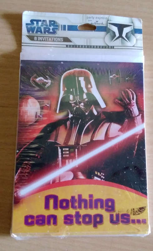 Star wars invitations