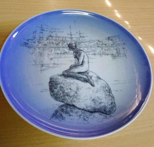 Little mermaid Copenhagen plate