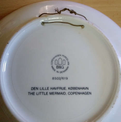 Little mermaid Copenhagen plate