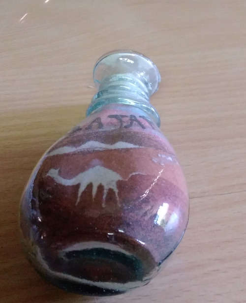 Qatar sands in a bottle
