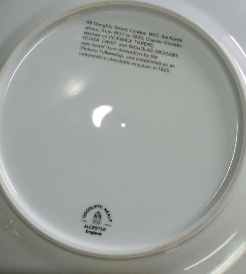 Alcester Dickens plate