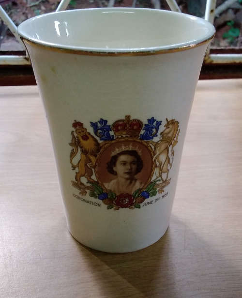 Sylvan coronation beaker 1953