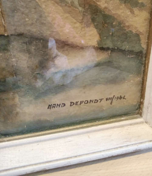 Nandt Depondt painting 1946