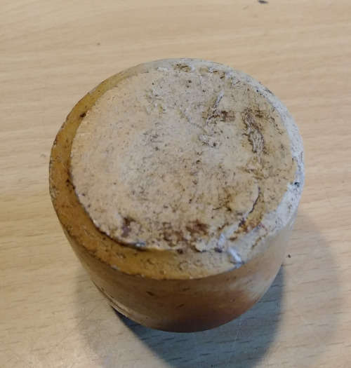 Stone ware penny inkwell