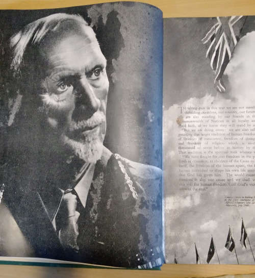 Shell dressing 1941 with Springbok record commemorative book 1946