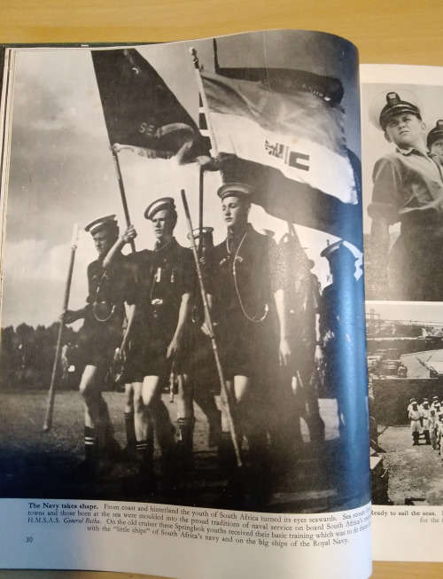 Shell dressing 1941 with Springbok record commemorative book 1946