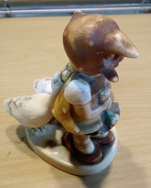 Hummel girl with geese figurine