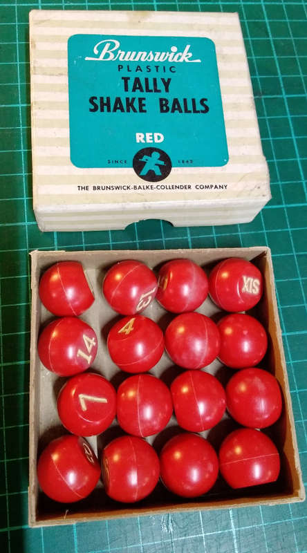 Brunswick tally shake balls