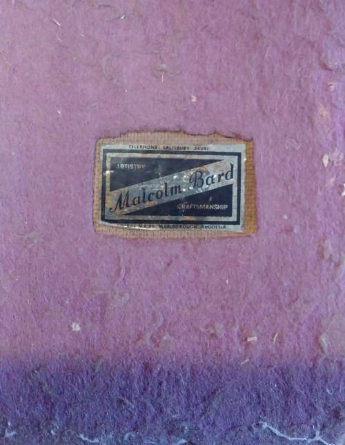 Malcolm Bard Rhodesia ashtray