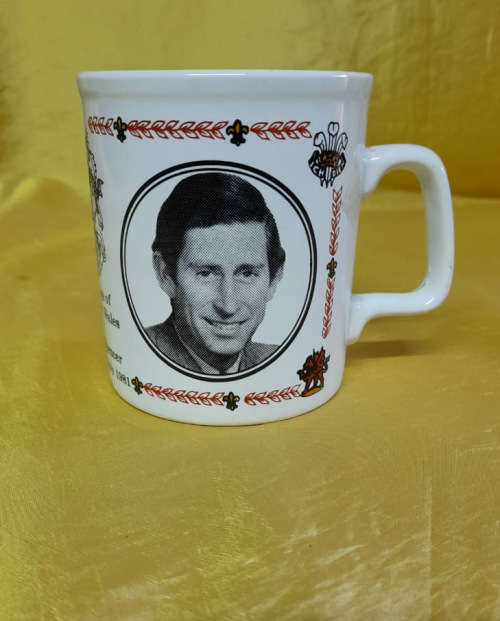 Commemorative marriage mug 1981