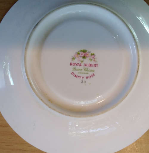 Royal albert Dimity rose saucer