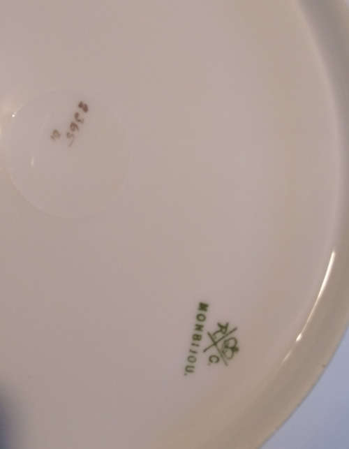 Bavaria monbijou plate from c 1896