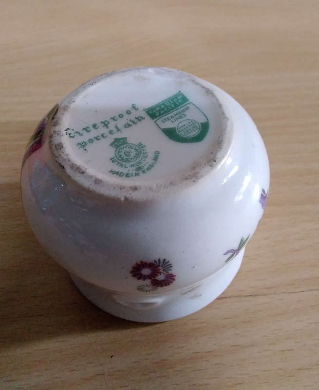Small Royal worcester Canadian steamship lines pottery