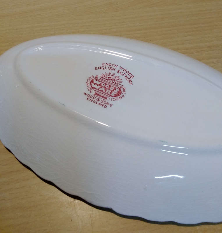 Woods ware gravy boat
