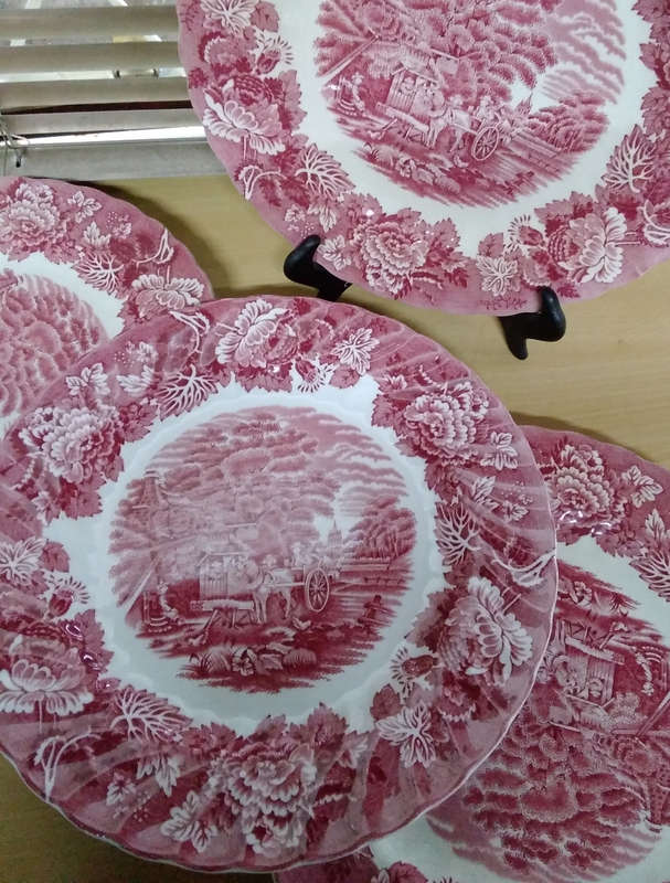Woods ware dinner plates