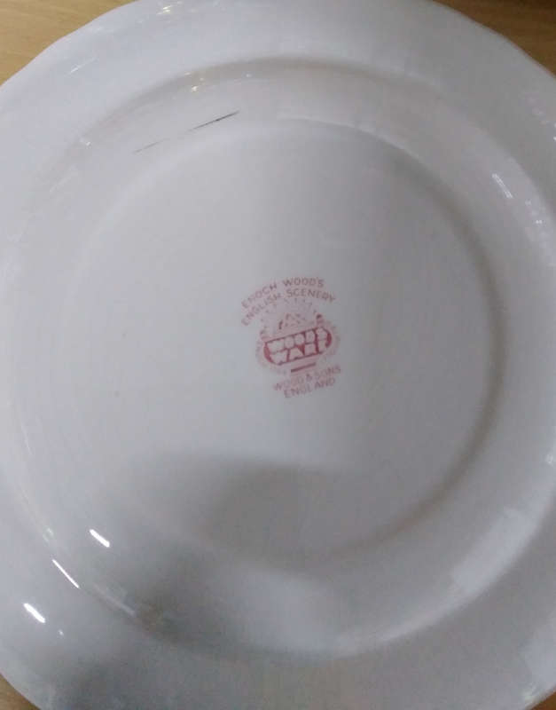 Woods ware dinner plates