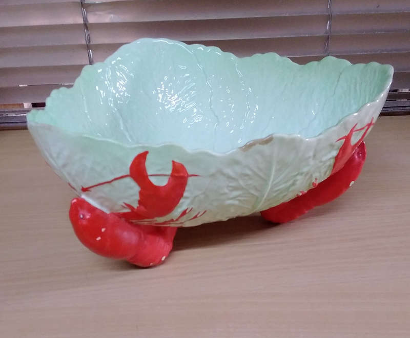 Carlton ware lobster footed bowl