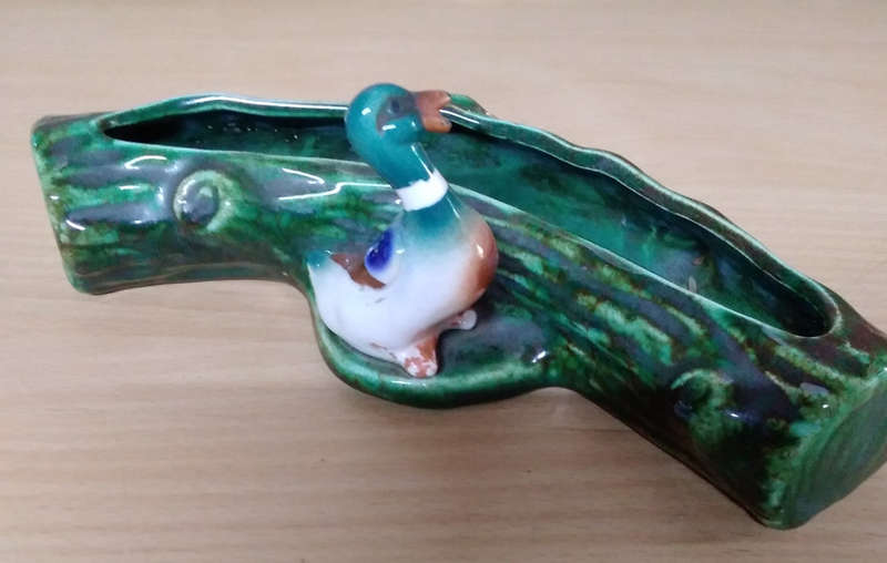Lucia ware log vase