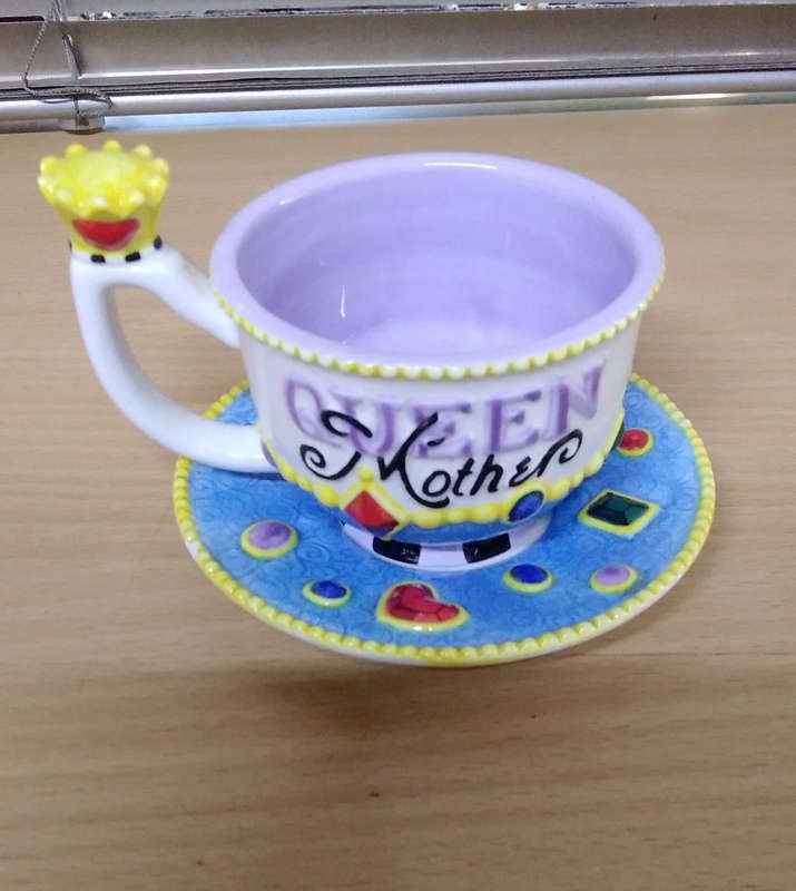 Mary Engelbrecht cup and saucer 2004