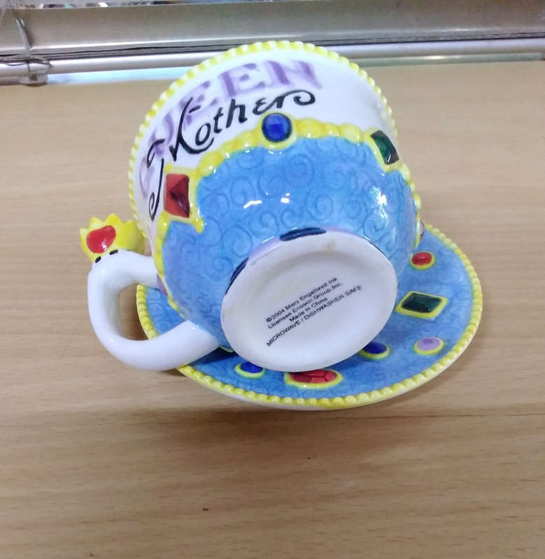 Mary Engelbrecht cup and saucer 2004