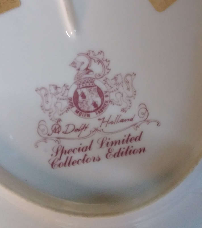 Delft special limited edition platter