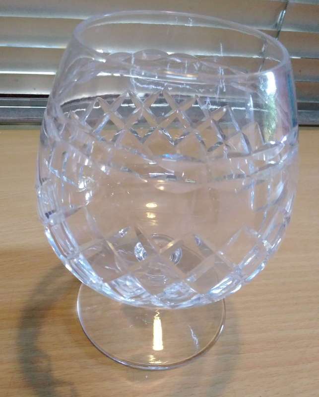 Crystal goblet