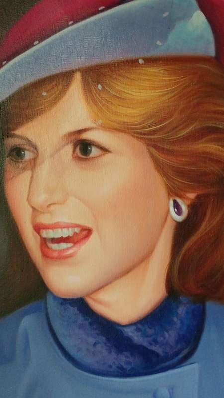 DIANA Remembered -Stunning Portrait of Her Royal Highness Diana