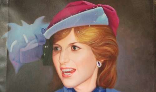 DIANA Remembered -Stunning Portrait of Her Royal Highness Diana
