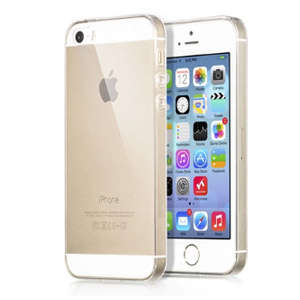 Only 0.3mm! Ultra Slim Soft Case for iPhone 5S / iPhone 5 + FREE Screen Guard, Clear White