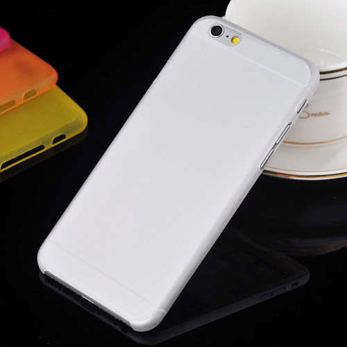 Only 0.3mm! Ultra Slim Case for iPhone 6 + FREE Screen Guard, Matt White Color